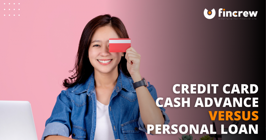 Credit Card Cash Advance vs Personal Loan Blog Featured Image