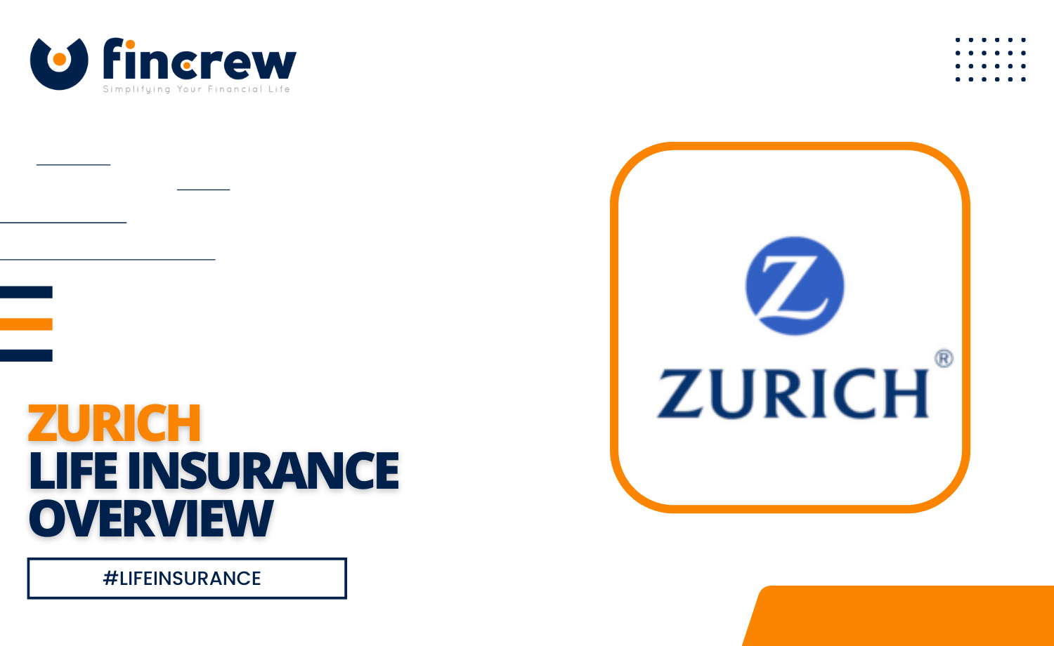 Zurich Life Insurance Overview Blog Featured Image