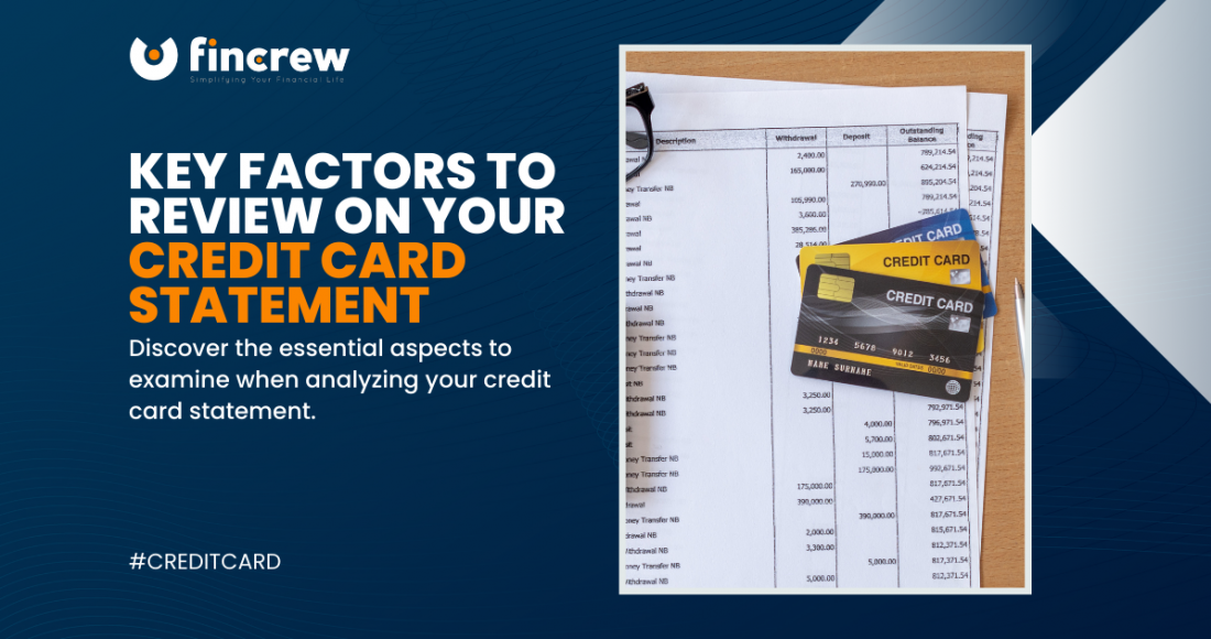 Key Factors To Review On Your Credit Card Statement Blog Featrured Image