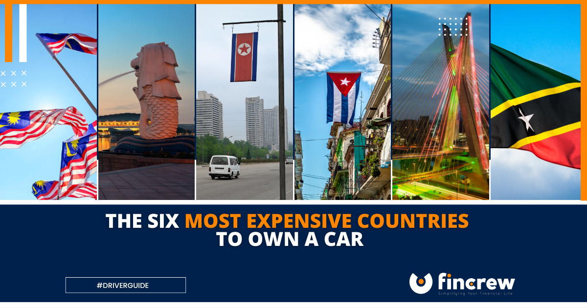 The six most expensive car ownership countries
